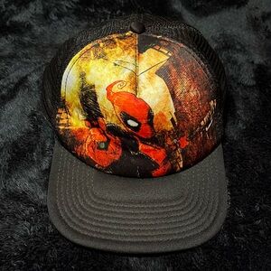 Marvel Deadpool Trucker Hat - Snap Back Adjustments